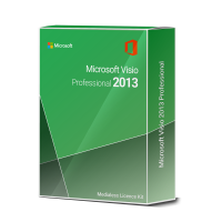 MS Microsoft Visio 2013 Professional 1 PC Licencia de descarga